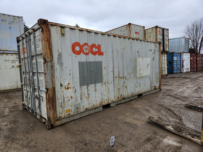 20FT USED WHITE SEAL TIGHT USED SHIPPING | SEA  CONTAINER