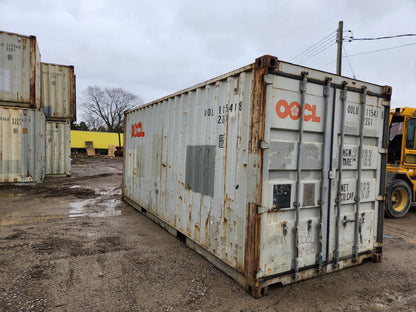 20FT USED WHITE SEAL TIGHT USED SHIPPING | SEA  CONTAINER