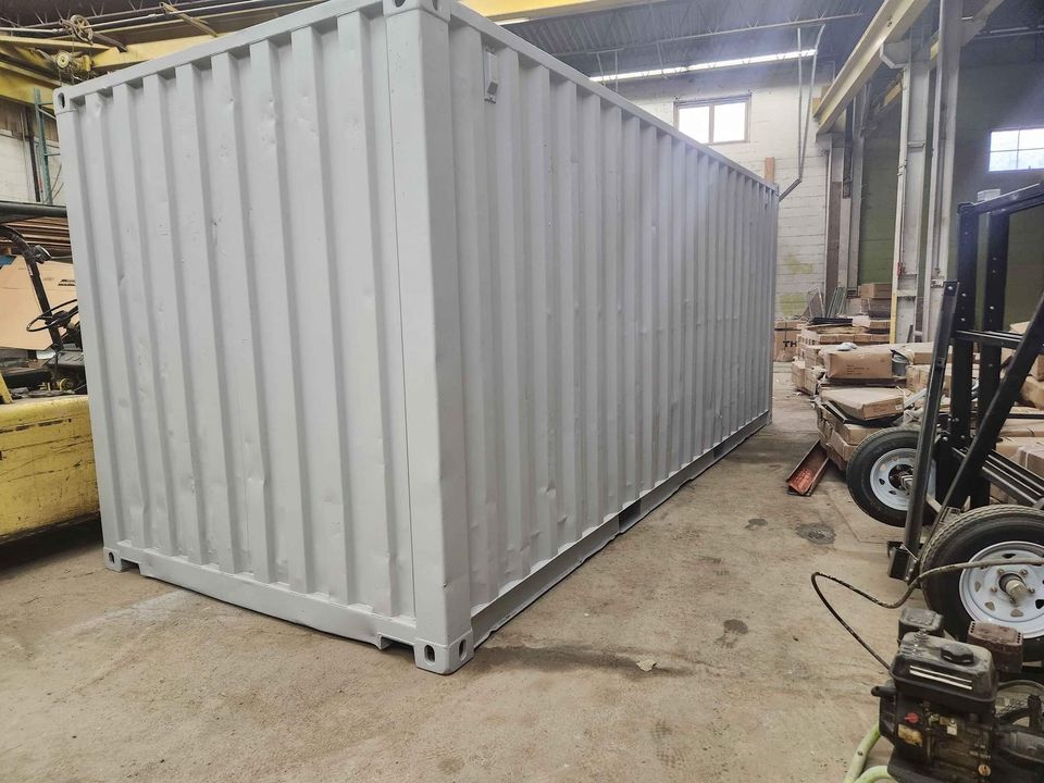 Freshly Painted Shipping/Sea Container for Sale - Delivery Available!