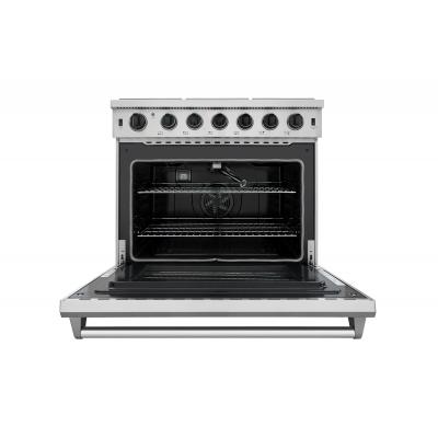 LRG3601U Thor Kitchen – 36 inch Professional Gas Range in Stainless Steel