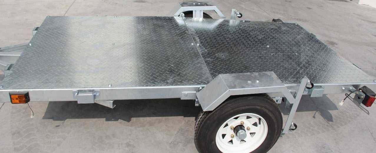 GALVANIZED DIAMOND PLATED 4X8 SHEET  DECKING FOR TRAILERS