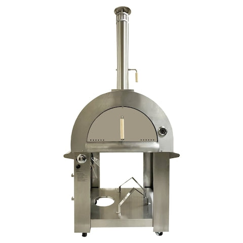 NEW Kitchen Stainless Steel Gas / Wood fired outdoor pizza