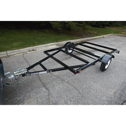 5X8 FOLDING UTILITY TRAILERS ( BLACK )