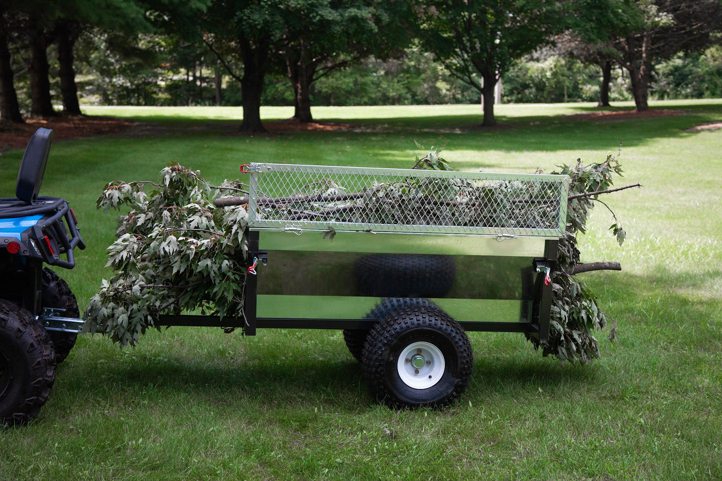 THE BOSS X - HEAVY DUTY STEEL ATV TRAILER ( with gates)