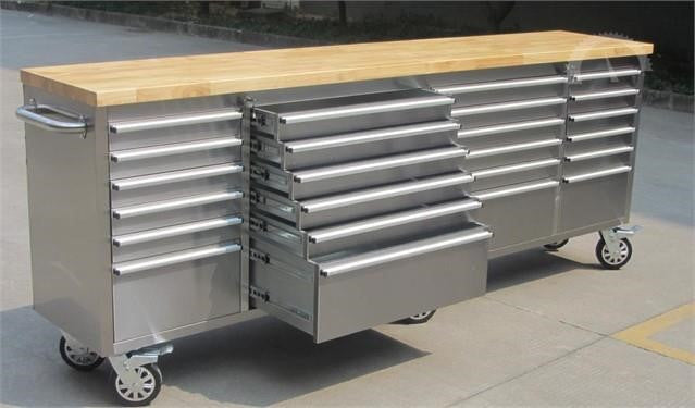 THOR 96" 24 Drawer Rolling Metal Tool Chest
