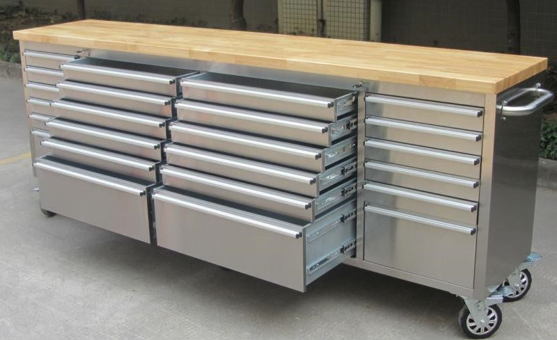 THOR 96" 24 Drawer Rolling Metal Tool Chest