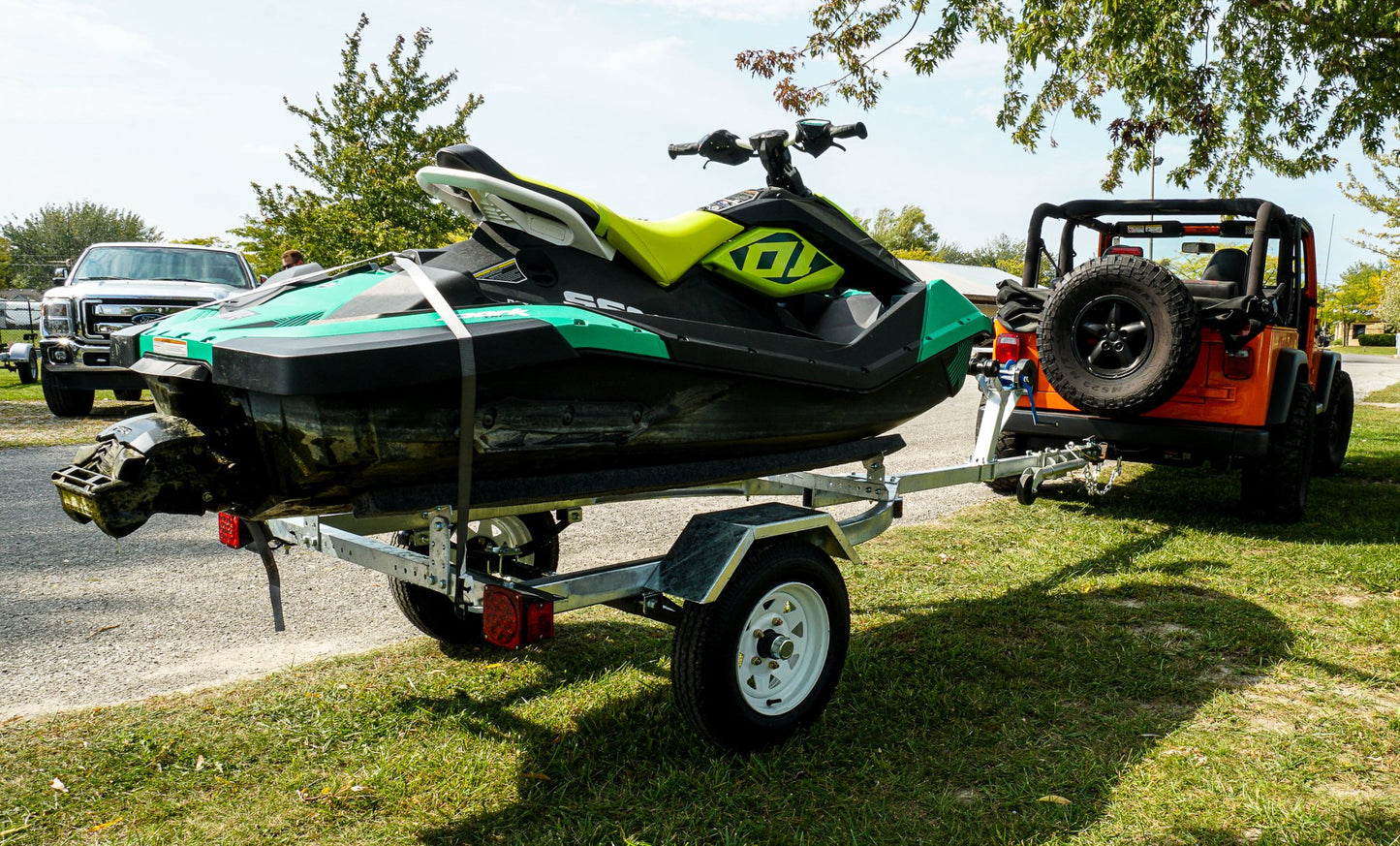 FAST FISH DELUXE BOAT TRAILER/ PERSONAL WATERCRAFT TRAILER