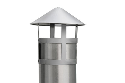 WOOD FIRE OUTDOOR PIZZA OVEN - STAINLESS STEEL