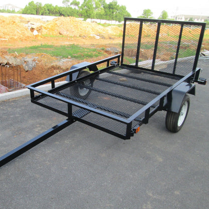 4X7 UTILITY / ATV  TRAILER WITH TILT AND GATES