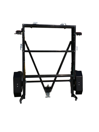 5X8 FOLDING UTILITY TRAILERS ( BLACK )