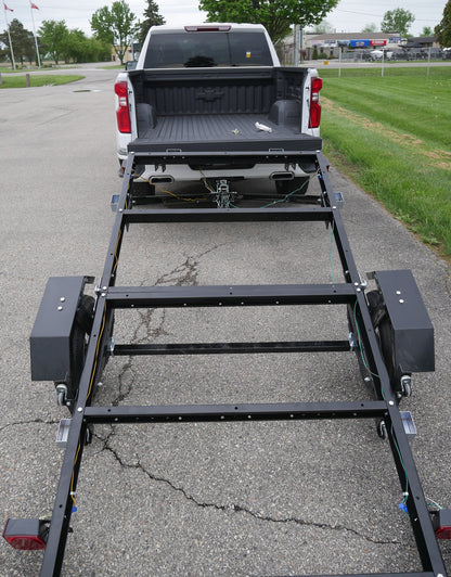 5X8 FOLDING UTILITY TRAILERS ( BLACK )