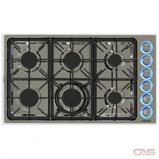 THOR KITCHEN 36'' Gas Cooktop TGC3601