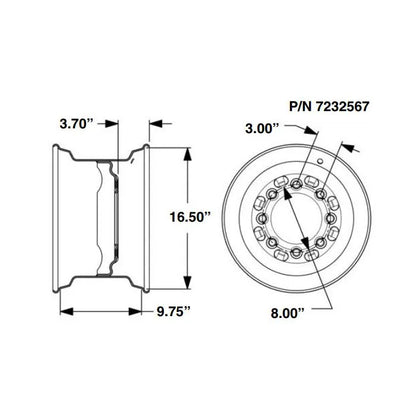 SKID STEER TIRES AND SKID STEER RIMS