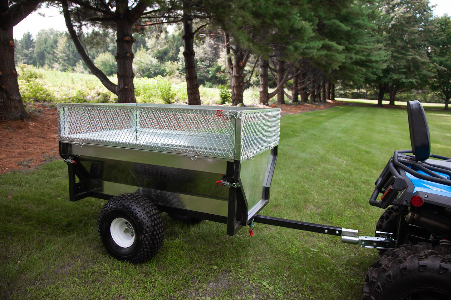 THE BOSS X - HEAVY DUTY STEEL ATV TRAILER ( with gates)