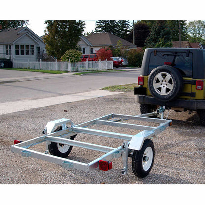 5X8 FOLDING UTILITY TRAILERS ( BLACK )