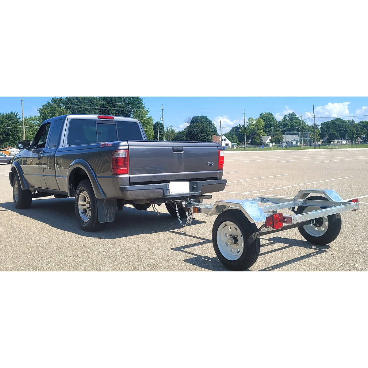 4x4 Mini Utility Trailer GALVANIZED